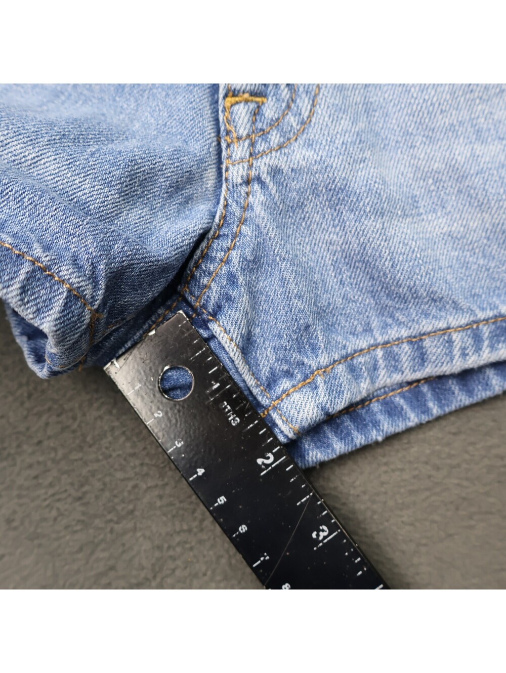 Polo Ralph Lauren Girls Denim Shorts with Colorful Side Labels - Picture 12 of 12